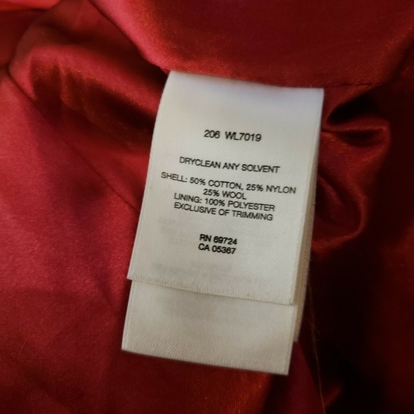 Columbia XCO Wool Blend Red and Black Jacket Small - Picture 8 of 9